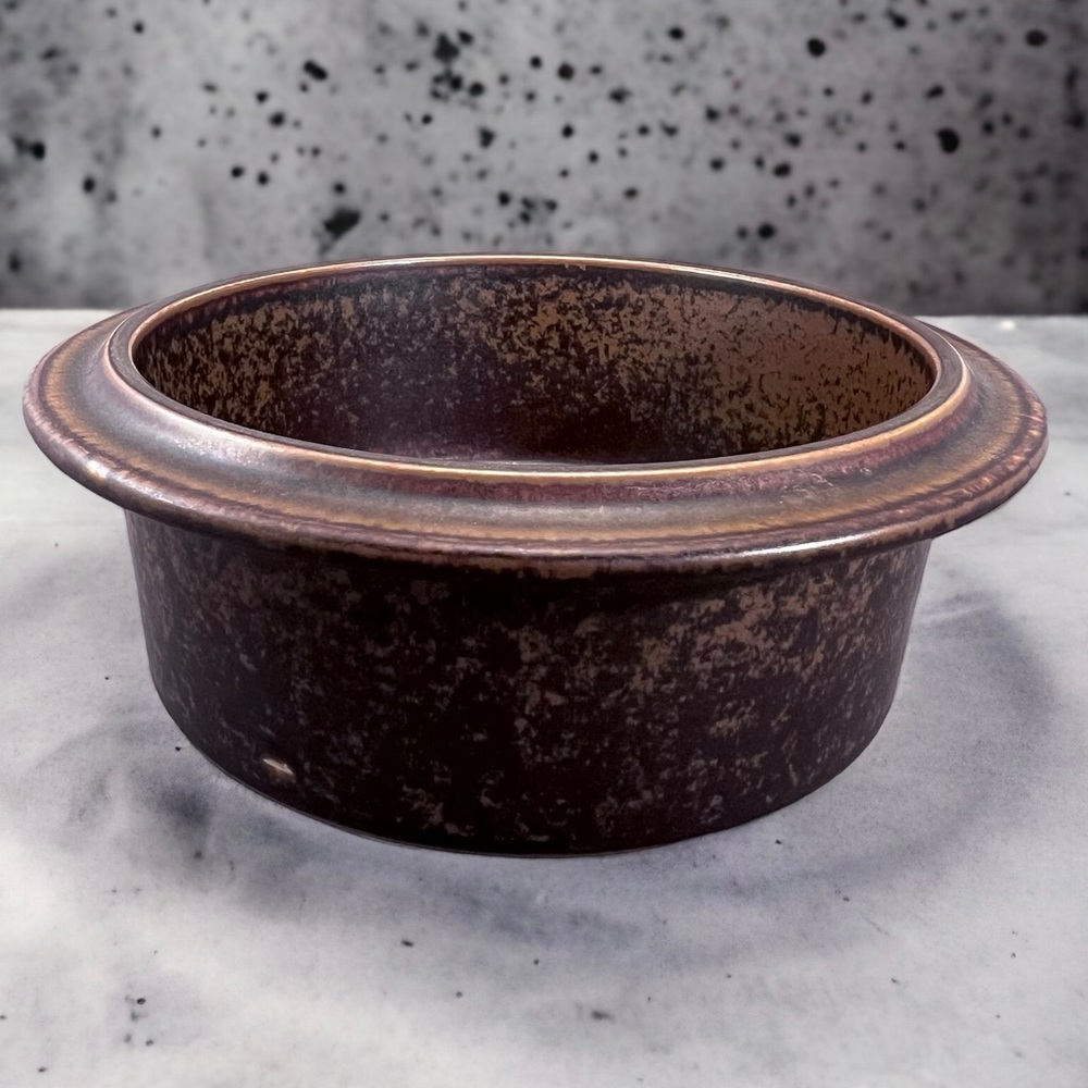 Arabia of Finland Ruska Brown Stoneware Serving Bowl MCM